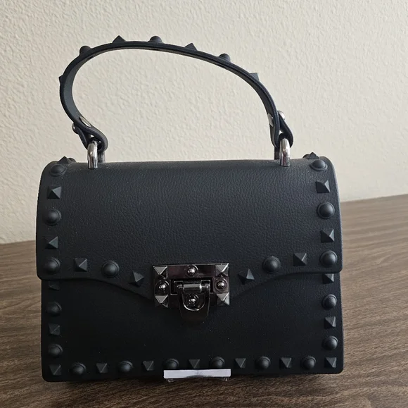 Wicked Awesome Black Rubber Handbag - Picture 5 of 5
